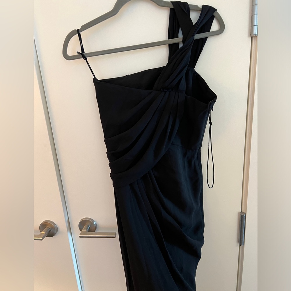 EUC 3.1 phillip lim asymmetrical dress in black, SZ 2 - Picture 4 of 7